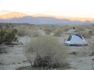 Dusk in the Anza Borrego Desert